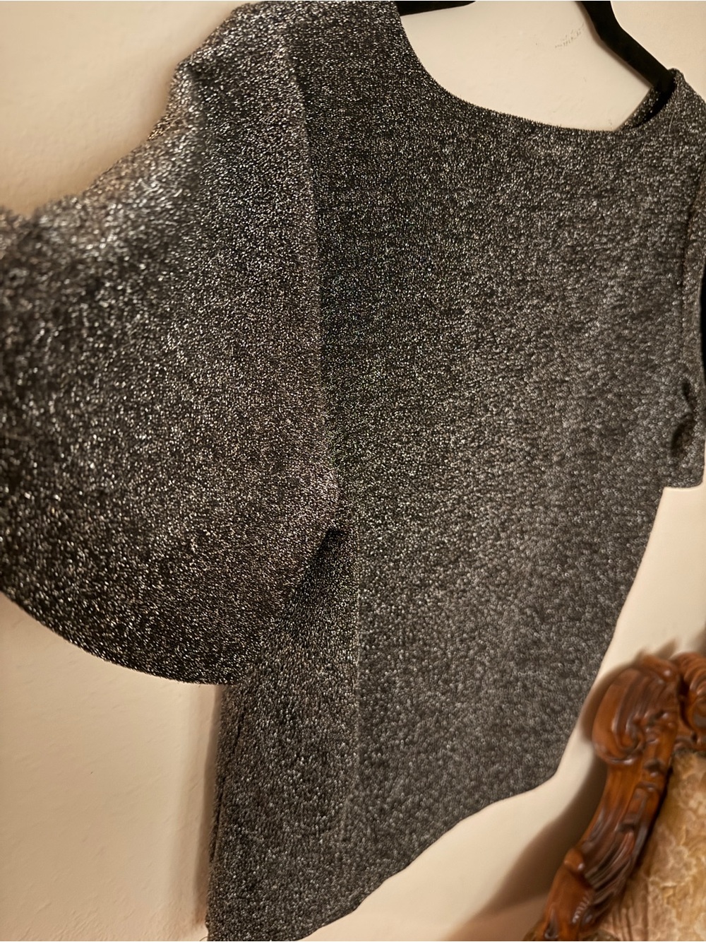 Ann Taylor Sparkly Fitted Top, M